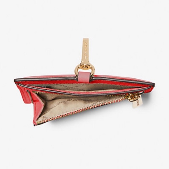 *NEW* Michael Kors JET SET TRAVEL Saffiano Leather Card Holder with Lanyard - Picture 14 of 15